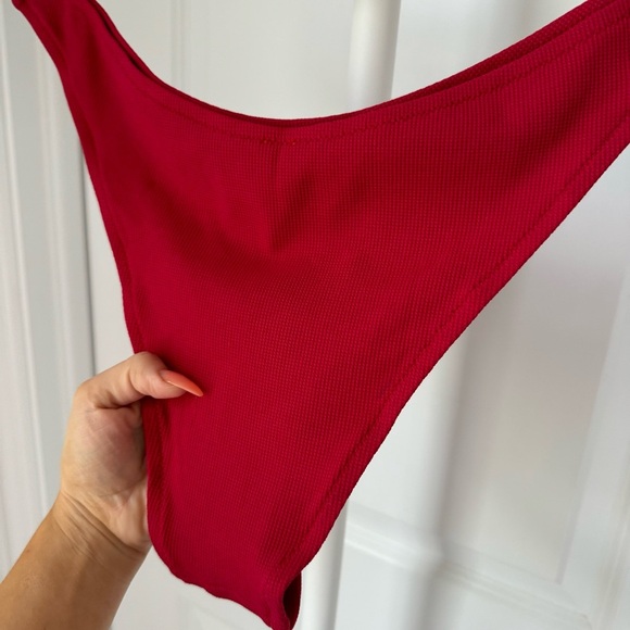 Oysho Piqué Halterneck-Style Bikini Top & Classic Briefs - Picture 8 of 8